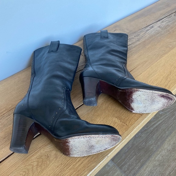 Frye Fiona studded mid boots, size 7 - Picture 3 of 3